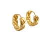 Cross-border retro and simple diamond-patterned earrings, niche, light luxury, high-end ear rings, elegant and versatile ear buckles, earrings for women Item Picture